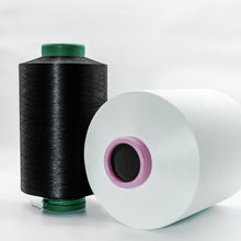 Bright Recycled Glassed Wiper Dope Dyed Polyester Yarn